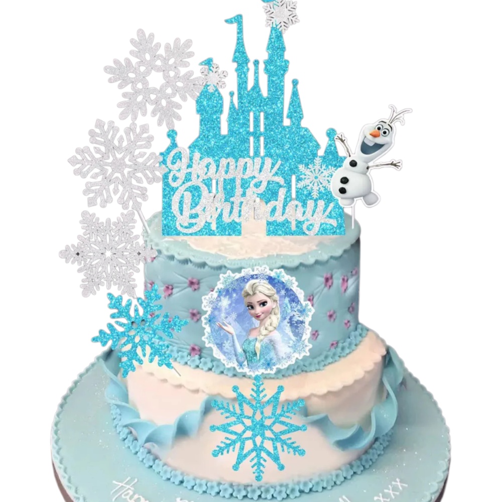 Event Z - ชุดตกแต่งเค้ก Frozen 8 ชิ้น ปี 2026