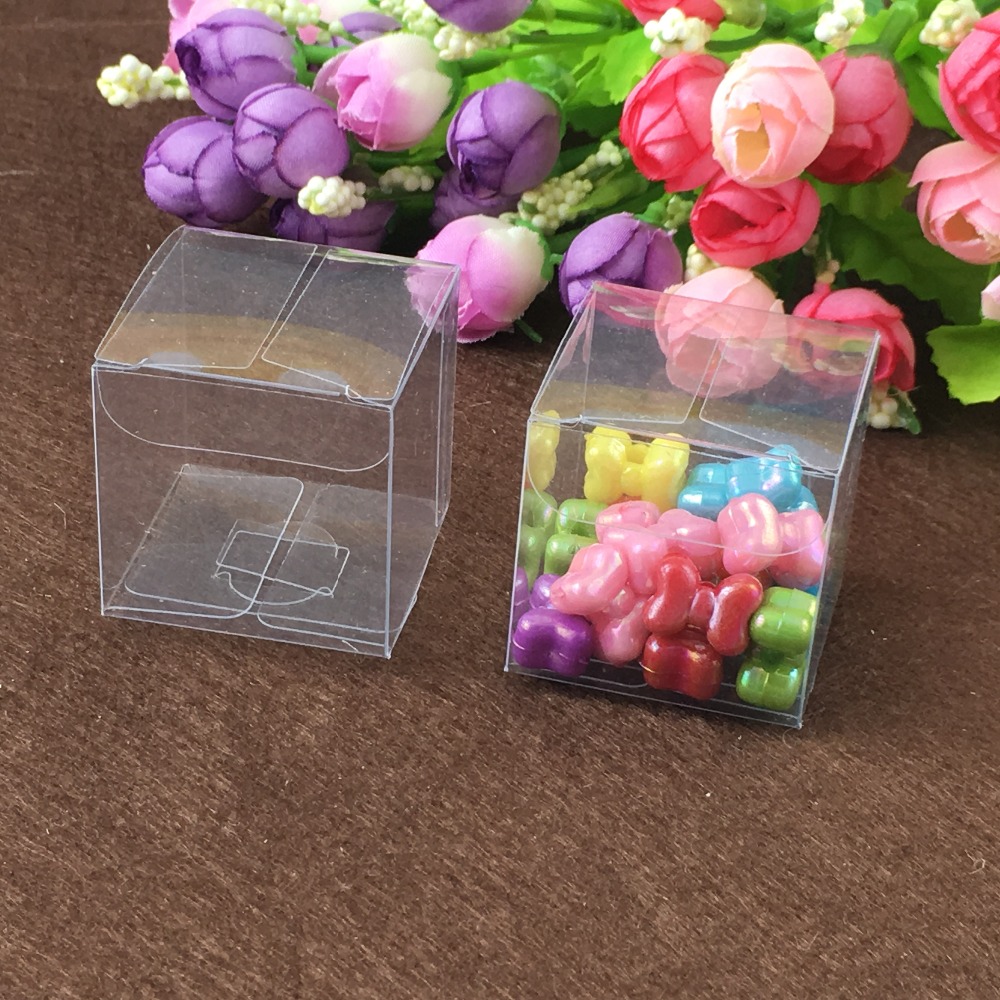50ชิ้น9*9*9เซนติเมตรพลาสติกใสก - Event Party Box บทวิจารณ์และราคา