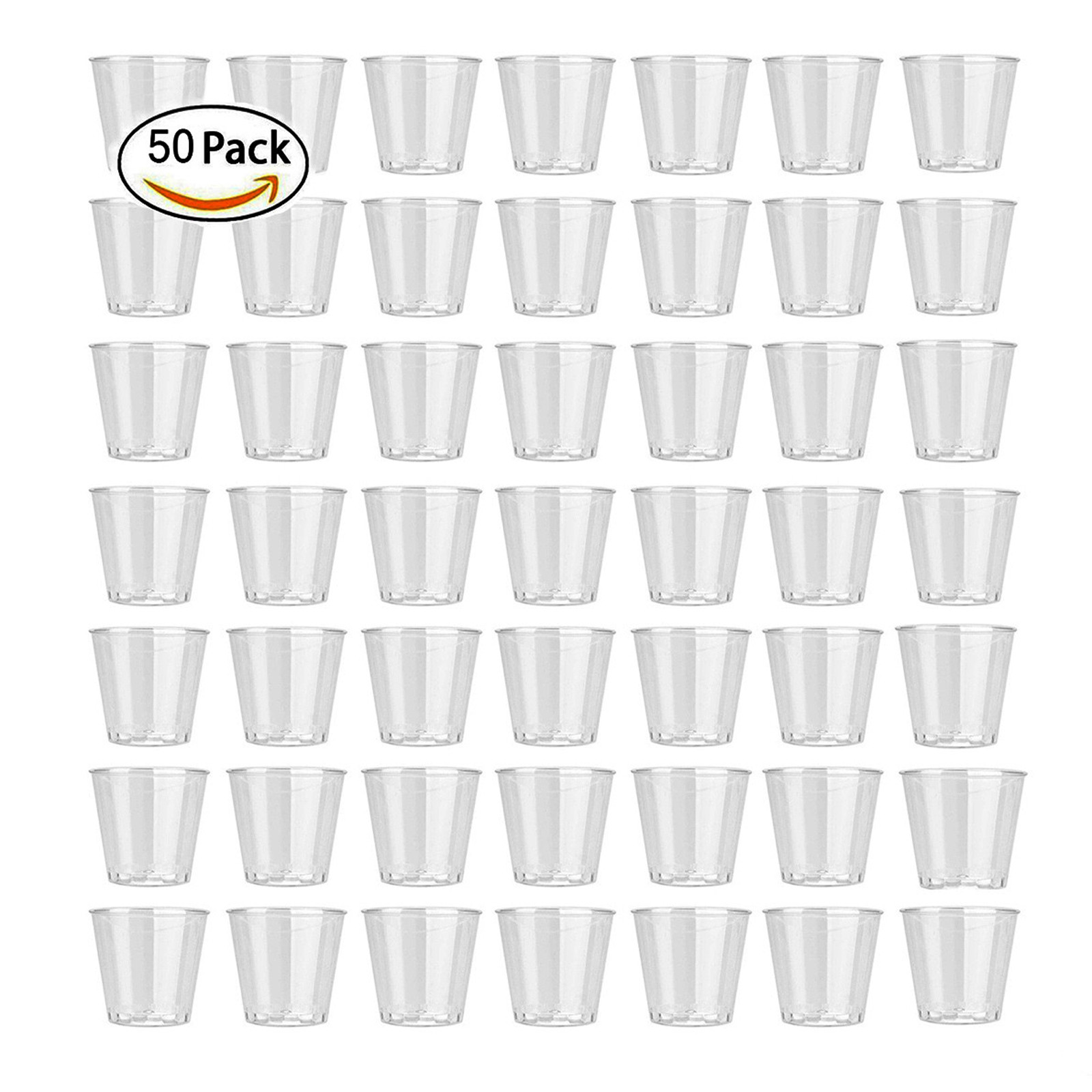 50pcs 30ml ใหม่ทิ้งถ้วยพลาสติก - Plastic Cup 50Pcs บทวิจารณ์และราคา
