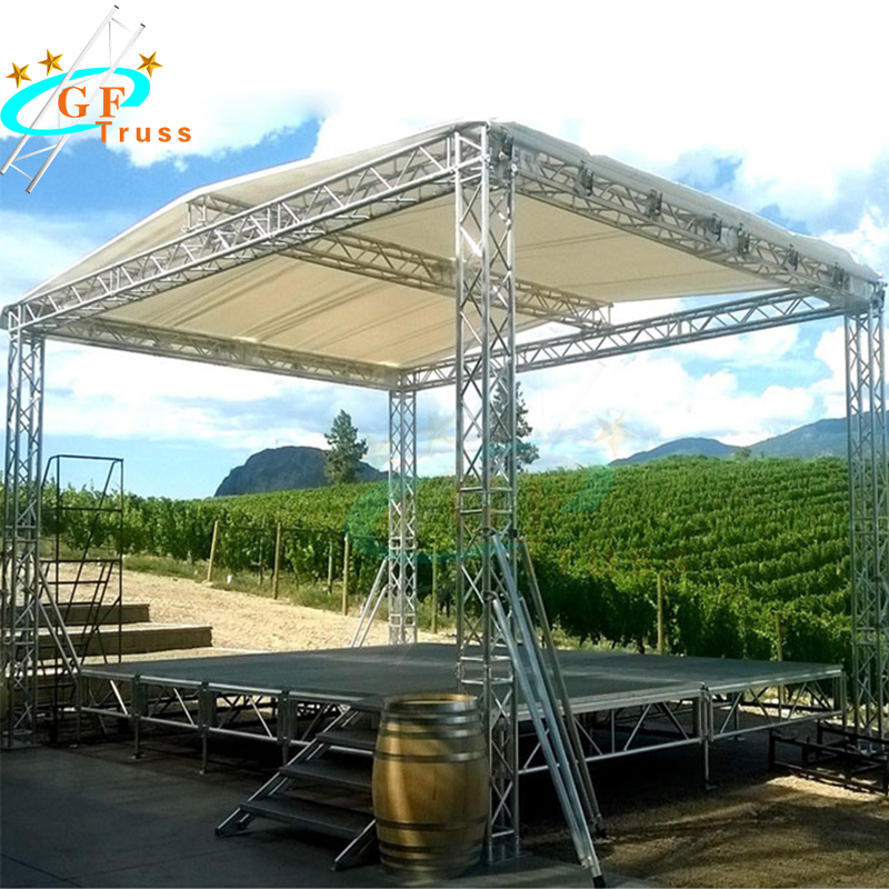 โครงหลังคาเวทีแบบพกพา ทำจากอลู - Event Party Dj บทวิจารณ์และราคา