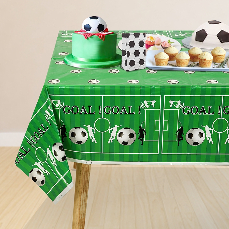 ธีมฟุตบอลผ้าปูโต๊ะแบบใช้แล้วทิ - Table Cloth Disposable บทวิจารณ์และราคา