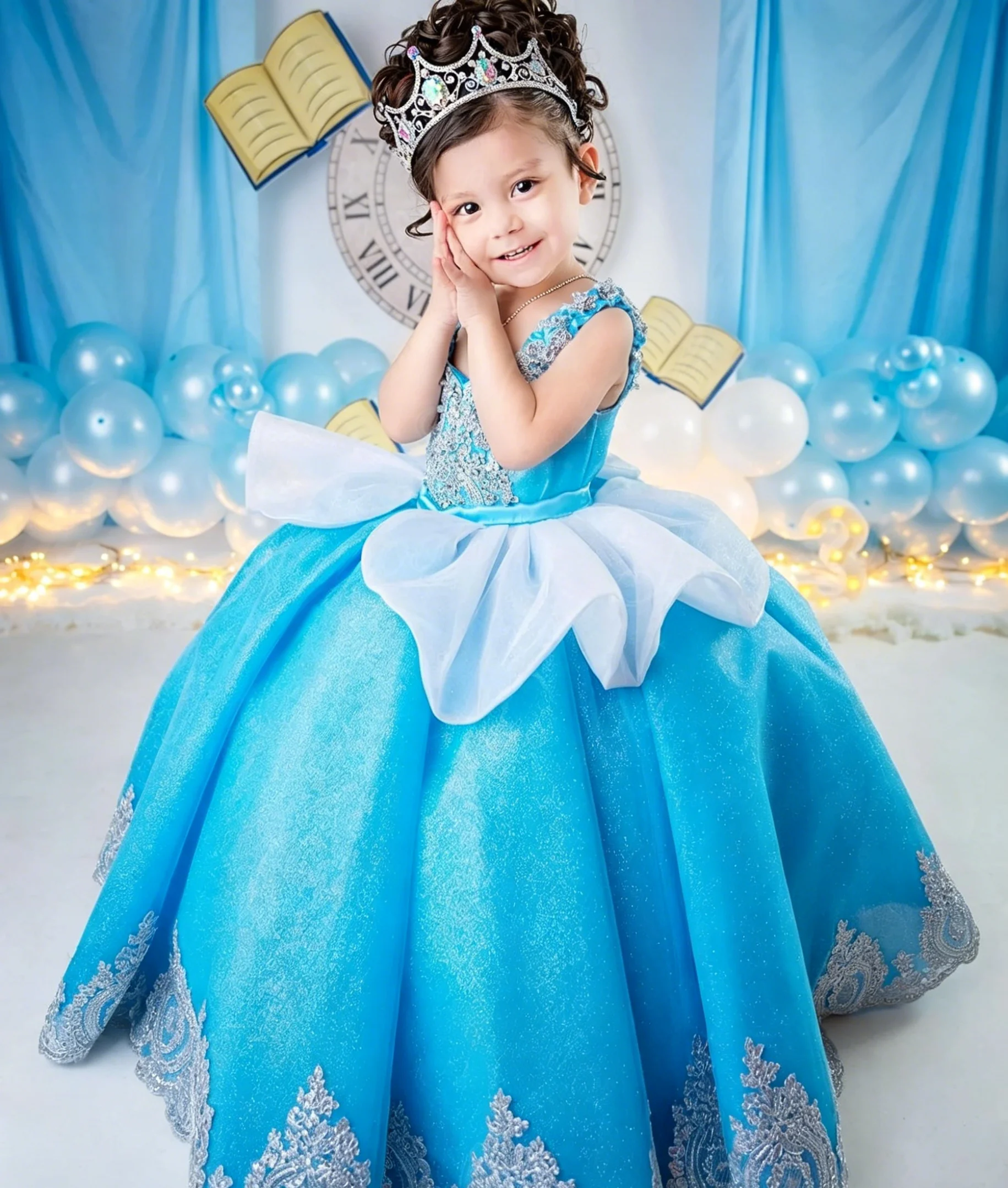 ชุดเดรสหรูหราสำหรับเด็กผู้หญิง - Birthday Sash Glitter บทวิจารณ์และราคา