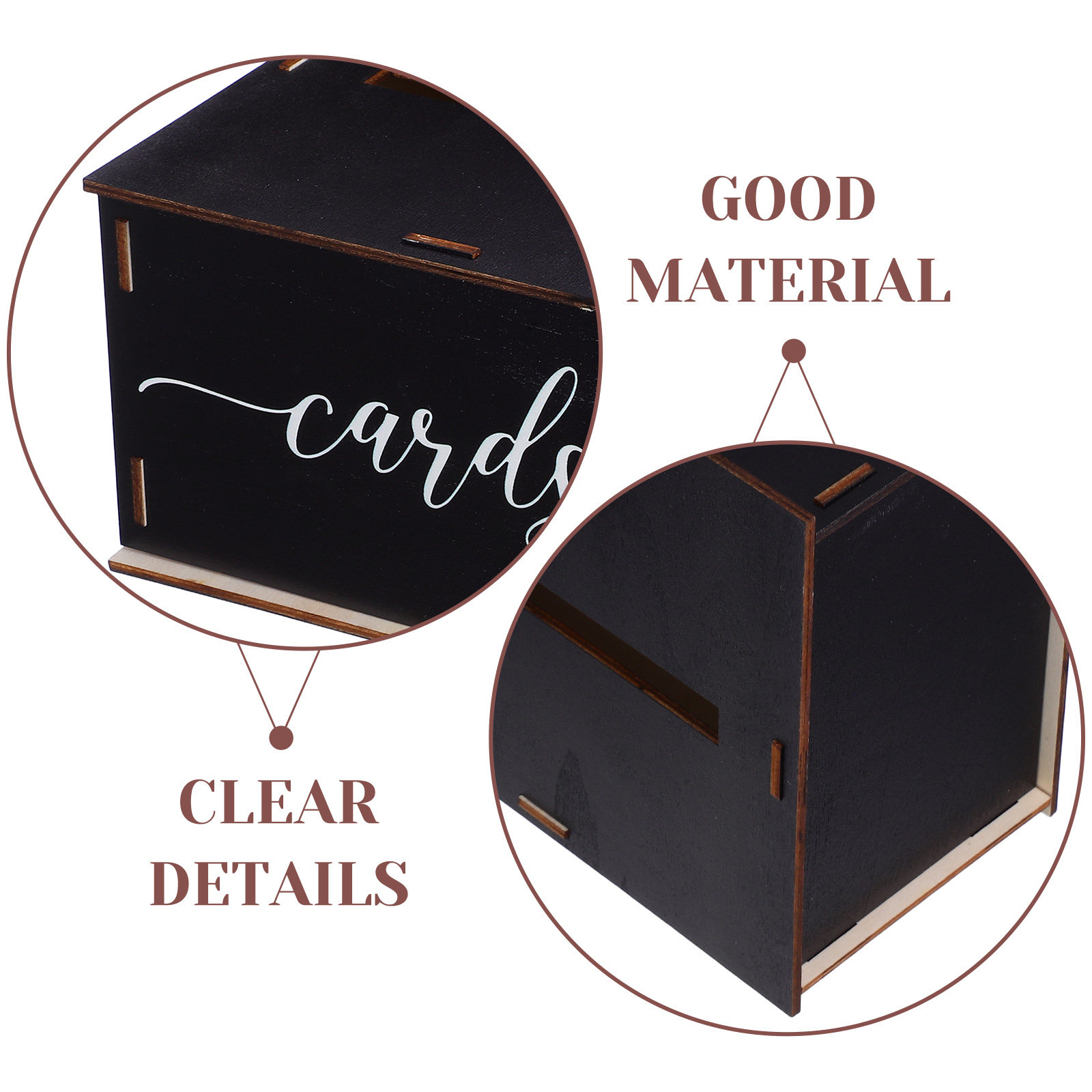 กล่องใส่การ์ดแต่งงานไม้แบบเรีย - Event Party Box บทวิจารณ์และราคา