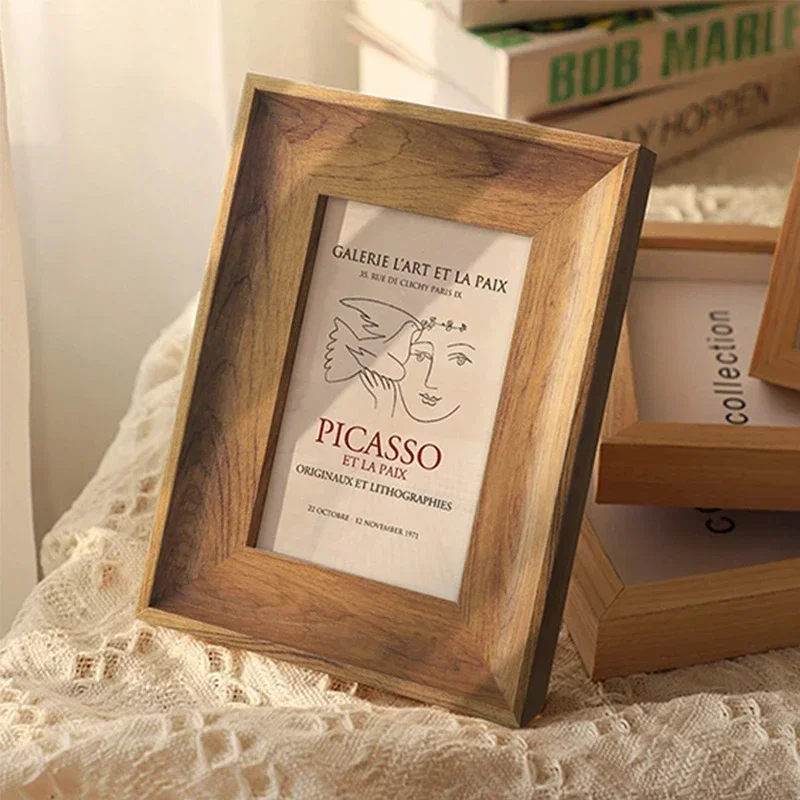 กรอบรูปไม้ 5/6/7/8/10 นิ้ว A4  - Photo Booth Frame บทวิจารณ์และราคา