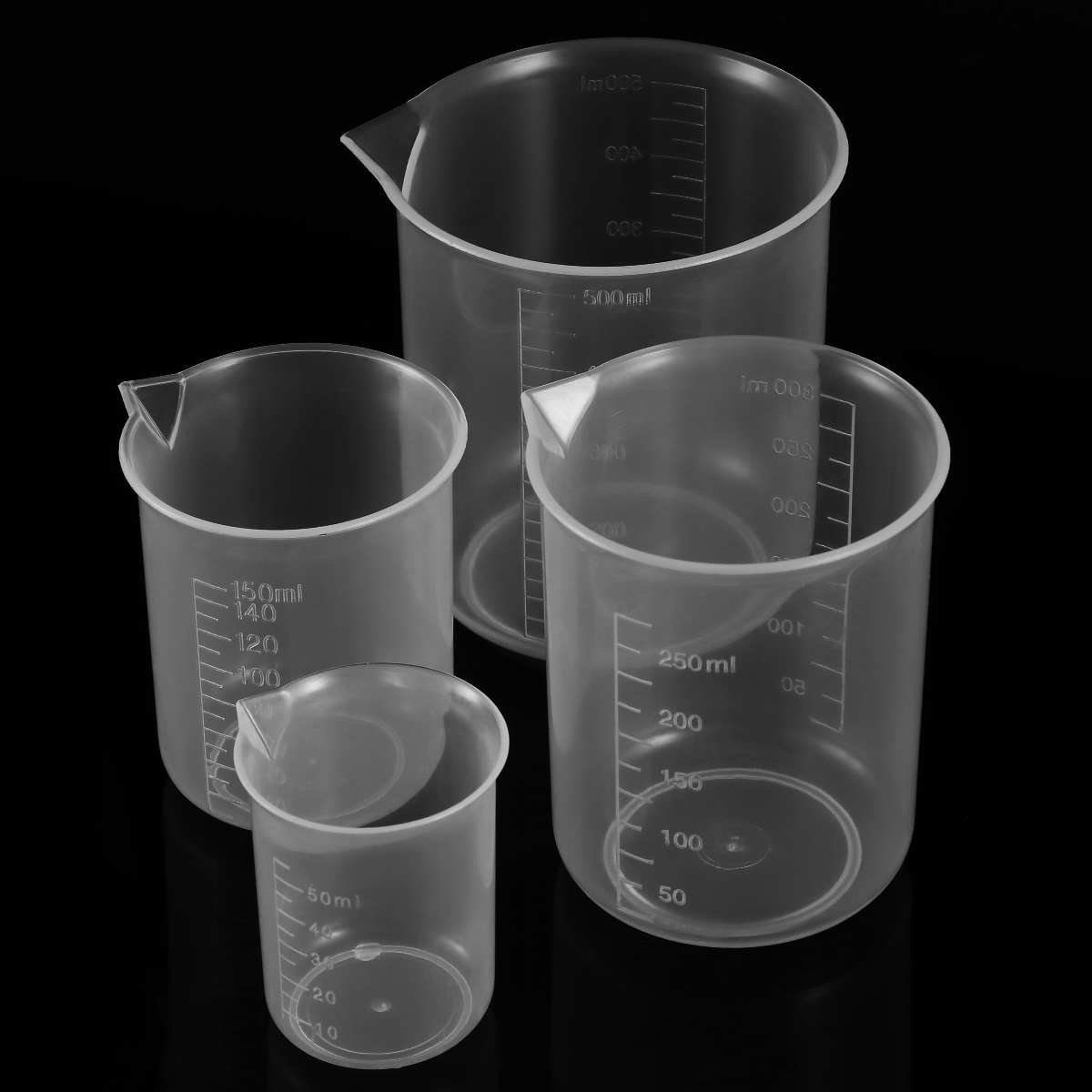 บีกเกอร์พลาสติกใส ขนาด 50 มล.  - Plastic Cup 50Pcs บทวิจารณ์และราคา