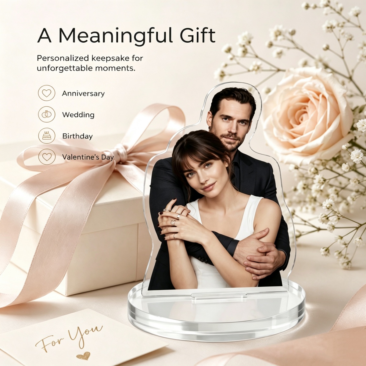 ของตกแต่งรูปคนอะคริลิกแบบกำหนด - Eve Party บทวิจารณ์และราคา