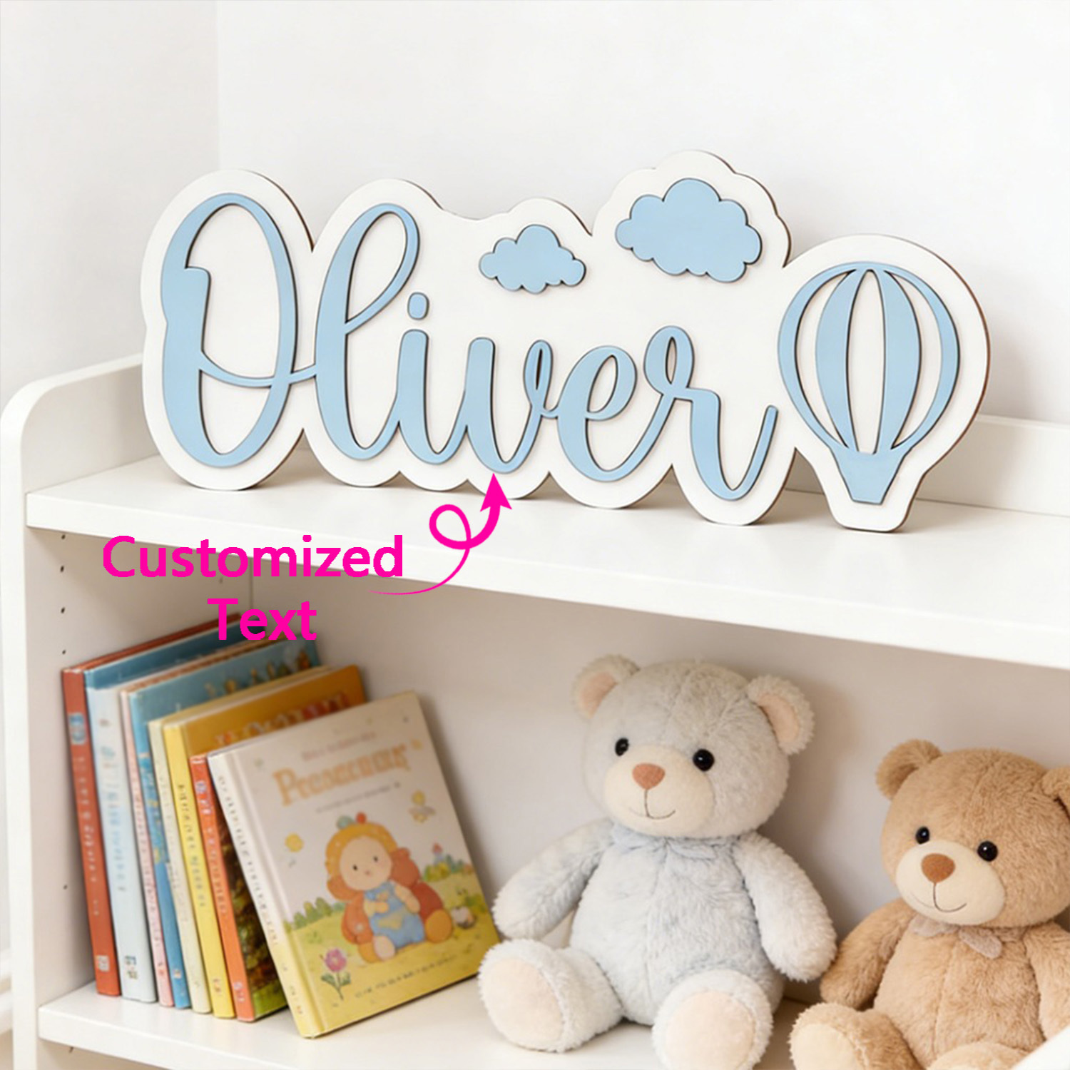 ป้ายชื่อห้องรูปบอลลูนลมร้อนและ - Eve Party บทวิจารณ์และราคา