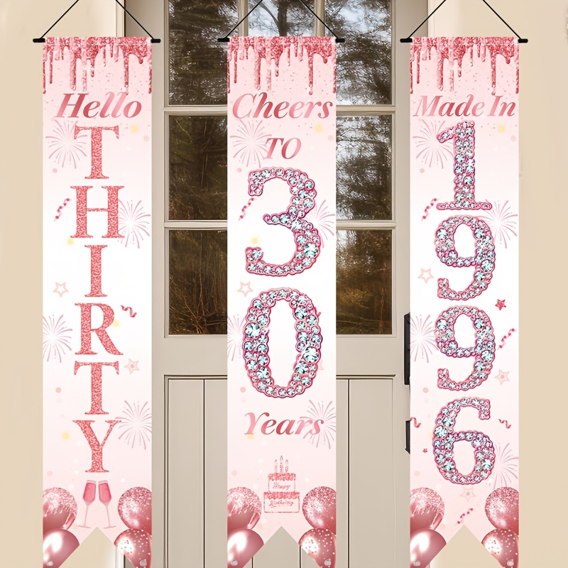 ชุดแบนเนอร์ประตูวันเกิดครบรอบ  - Party Banner Gold บทวิจารณ์และราคา