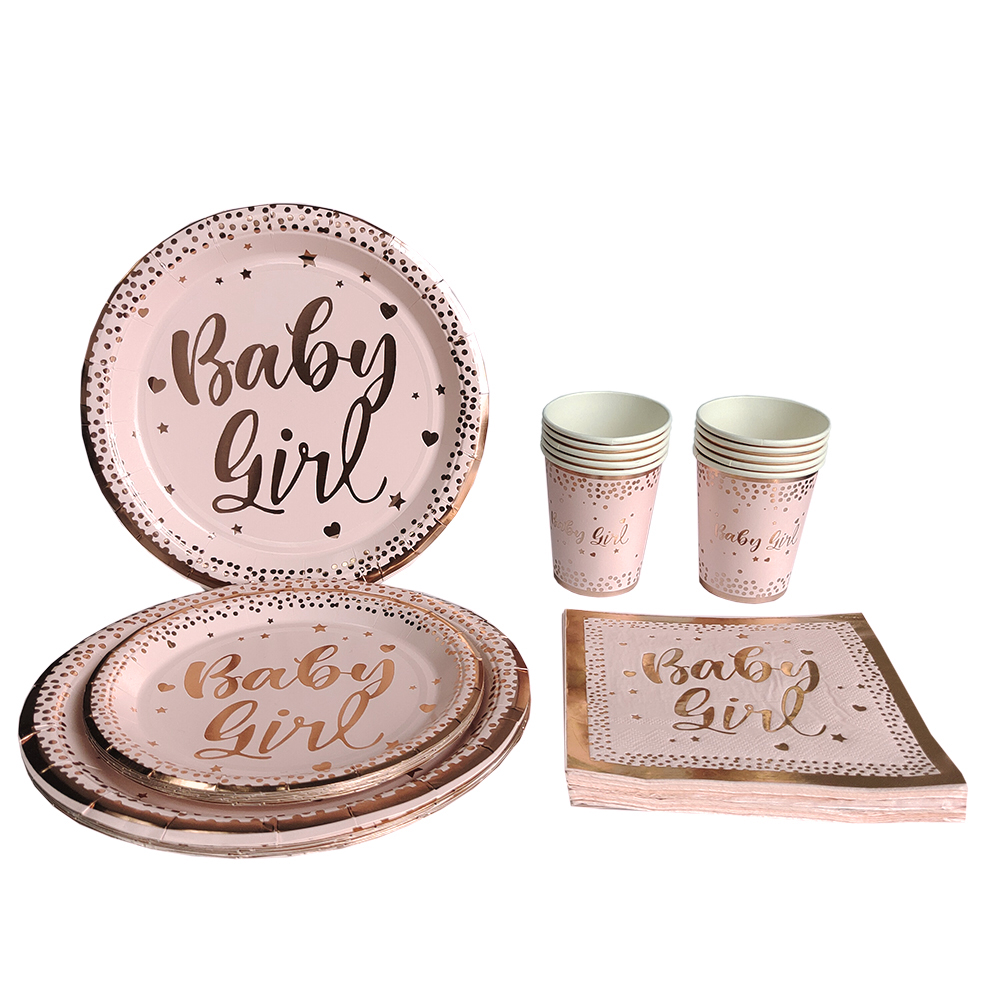Rose Gold Party Disposable Tab - Paper Straw Color บทวิจารณ์และราคา