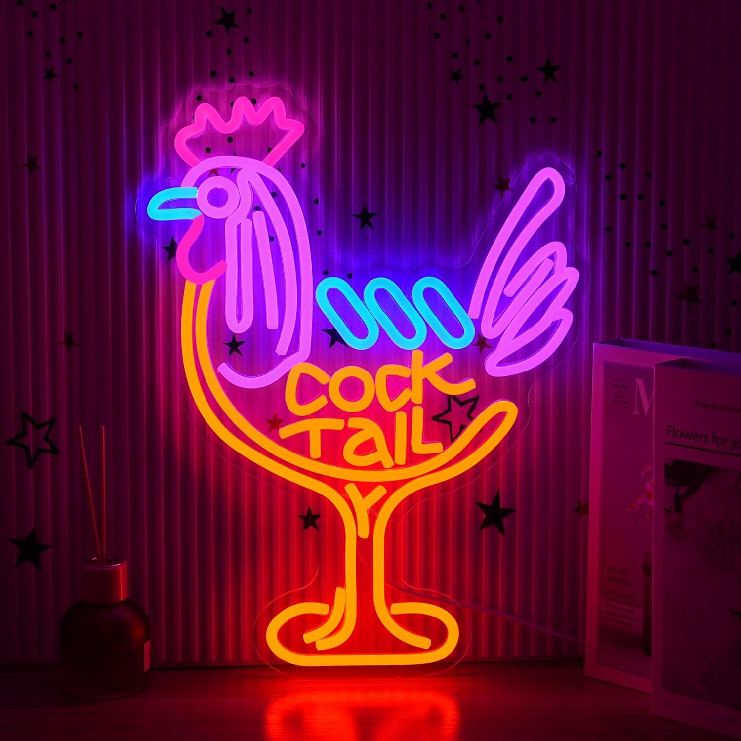 ป้ายไฟนีออนค็อกเทล ไฟ LED ปรับ - Neon Sign Party บทวิจารณ์และราคา
