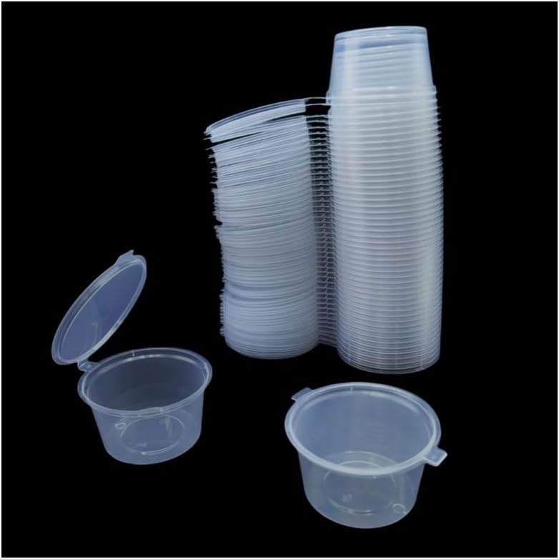 ถ้วยซอสพลาสติกใสแบบใช้แล้วทิ้ง - Plastic Cup 50Pcs บทวิจารณ์และราคา